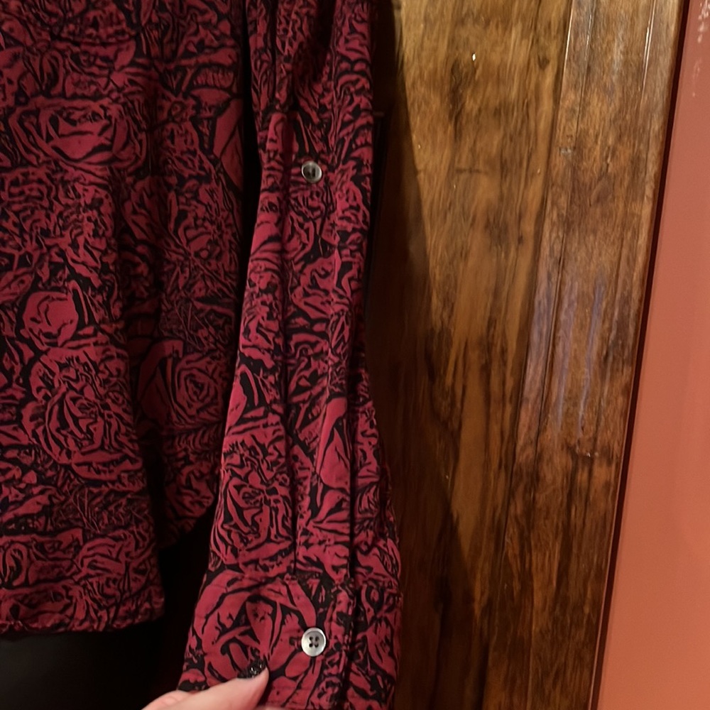 Rock & Republic Floral Button Up Tunic - Picture 4 of 9